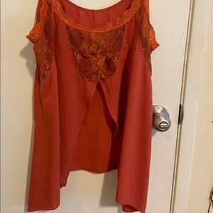 Free People Lace Tunic Top